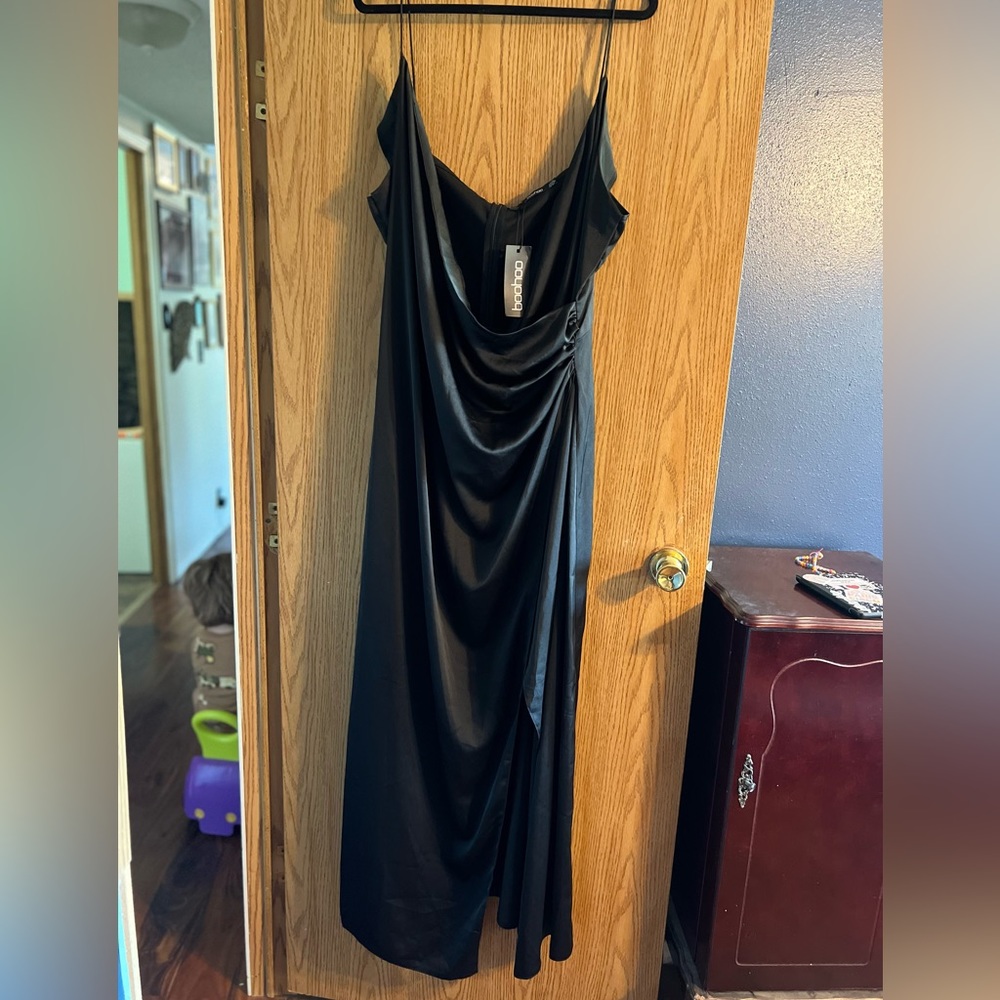 Silk wrap dress